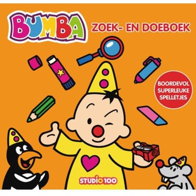 Studio 100 Bumba zoek- en doeboek Educatieve boeken (spelletjes en raadsels)