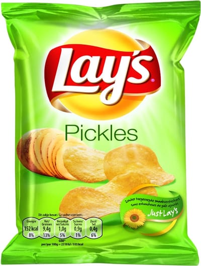 Lays Chips Pickles - 20 x 40 gram