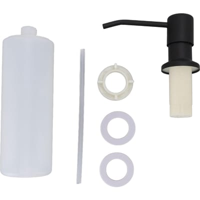 300ml Keukenspoelbak Zeepdispenser RVS 360 graden Rotatie Multifunctionele Zeepdispenser voor zwart