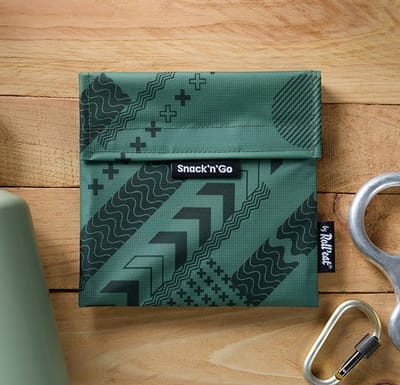 Snack'n'Go Outdoor Pathfinder - Duurzame Lunchzakje voor Wandelen & Kamperen – Herbruikbare Broodzak – Compact & Lichtgewicht