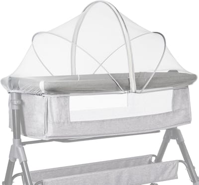Ultralichte Muggennet voor Reisbedjes, Fijnmazig Insectenbeschermingsnet voor Baby's, Ideaal voor Buitenactiviteiten en Kamperen