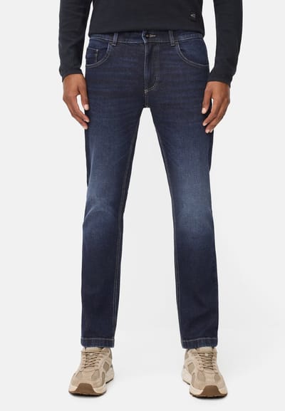 camel active fleXXXactive® Denim 5-Pkt Slim Fit - Maat menswear-35/32 - Indigo blauw