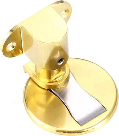 Deurstopper - Deurvastzetter - Deur Open Houden - Sterke Magnetische Aantrekkingskracht - Niet Boren - Goud