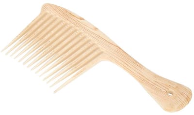 Dailygoods - Brede Tand Hark Kam - Jumbo Kam - Effectief Ontwarren - Geschikt voor Afro Haar - Voor Mannen en Vrouwen