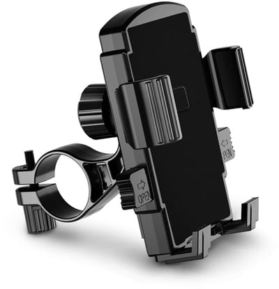 Telefoonhouder motor en fiets - stuurbevestiging - met vergrendeling - voor 4,7 tot 6,8 inch smartphones