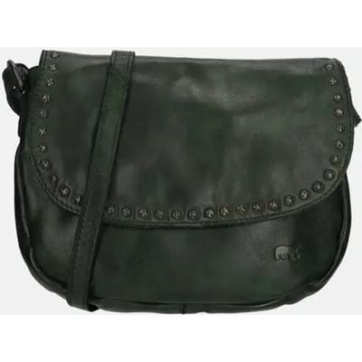 Bear Design crossbody tas studs green