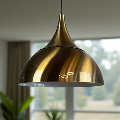 Bamyum Yimpi Hanglamp Industrieel Metaal Ø30 cm, Vintage Hanglamp, E27 Pendellamp