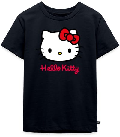 Hello Kitty Klassiek Portret Hello Kitty Tekst Premium T Shirt Kinderen