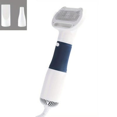 Livano Hondenfohn - Hondenkam - Hondenborstel -Langhaar - Korthaar - Dog Brush - Haardroger Hond - Katten - Ontharing - Blauw