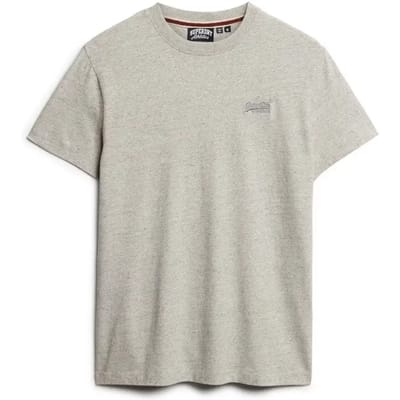 Superdry - Essential T-shirt van biologisch katoen met logo - Heren - T-shirts