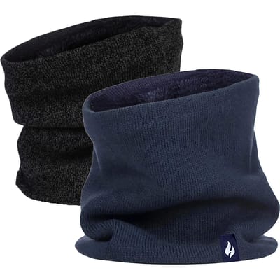 Set van 2 thermische winter-nekwarmers voor heren