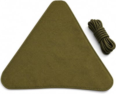 Vouwbare nylon tripod stoelbekleding met parachutekoord voor buiten, kamperen, vissen en jagen