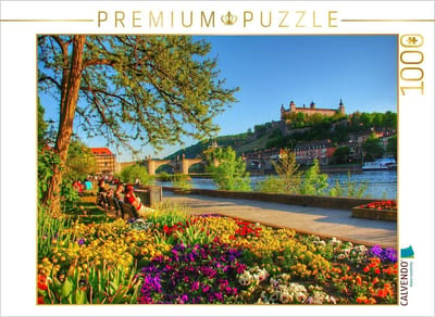 Puzzel Beieren Würzburg 1000 Stukjes Fotopuzzel 64 x 48 cm