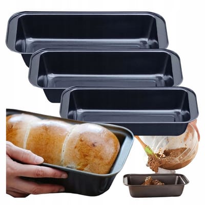 Berretti Torta Bakvorm Set - 3 Kookvormen voor Cake, Brood & Paté