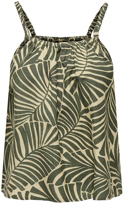 Only Callie Mouwloos T-shirt Groen XL Vrouw