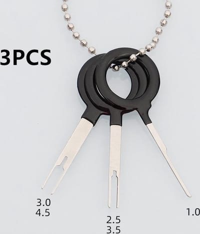Set terminal removal tools - auto - elektrische bedrading - pin extractor | Elektrischefoutjes.nl