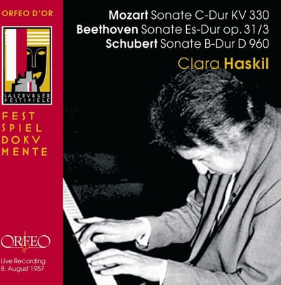 Clara Haskil - Mozart: Sonate C-Dur KV 330 | Beethoven: Sonate Es-Dur Op. 31 3 | Schubert: Sonate B-Dur D 960 (CD) (Remastered)