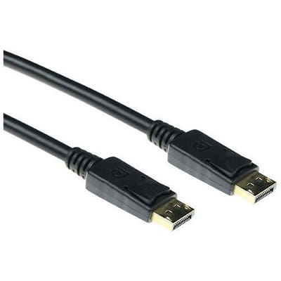 ACT 1 meter DisplayPort cable male - DisplayPort male, power pin 20 niet aangesloten AK3976