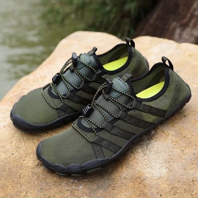 Nieuwe Populaire Casual Schoenen Heren Lac -Up Lichtgewicht Comfortabel Ademend Wandelsneakers Man Tenis Feminino Zapatos Five Fingers 48 beige