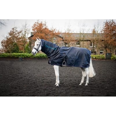 Outdoor paardendeken met halsbedekking Horseware Rambo Mack In a Sack