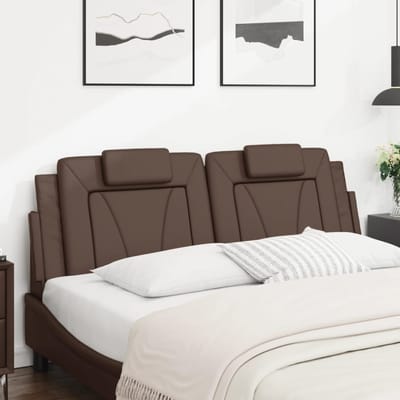 vidaXL - Hoofdbordkussen - "Viana" - 160 - cm - kunstleer - bruin