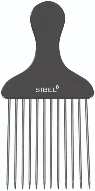 Sibel Metalen Kam voor Kroeshaar Model 3 - Metal Fork Hair Comb for Frizzy Hair