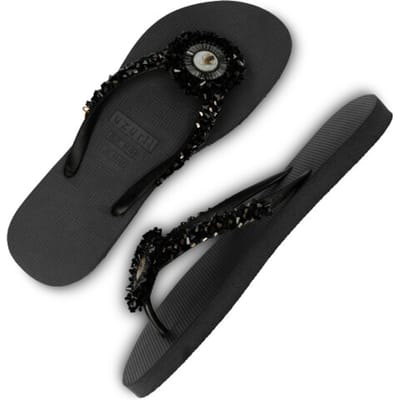 Uzurii | Teenslippers | Dames | Zwart | Maat 35/36
