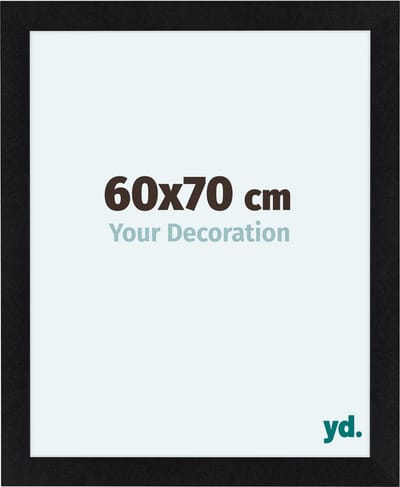 Your Decoration - Fotolijst 60x70 cm - MDF - Zwart Mat - Como