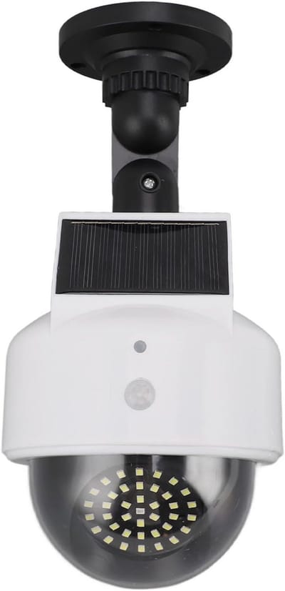 Durencamera op Zonne-energie met Knipperend LED Licht - Binnen en Buiten Simulatie Beveiliging