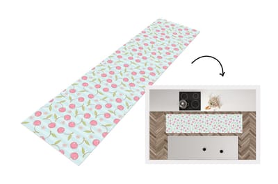 Keukenloper - Loper keuken - Patronen - Kersen - Sakura - 200x50 cm - Keukenloper vinyl