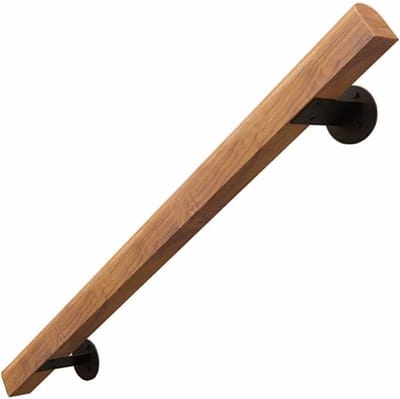 Houten Leuning - Traphek - Veilige Trappen - Hoge Draagcapaciteit - 270 cm - Houtkleur