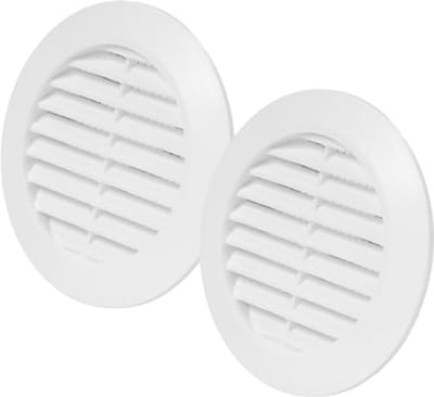 Rond luchtrooster Ø3" inch - 2 stuks - Eenvoudig te installeren ventilatieregister voor binnenluchtstroom