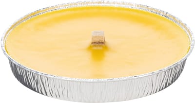 Citronella geurkaars tegen insecten, vlam in een schaal, perfect voor