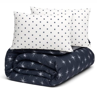 Decoware Dekbed zonder Overtrek 200x200 cm - Northern Stars - Hoesloos Dekbed Wasbaar - Microvezel - Incl. Kussenslopen - All Season - Tweepersoons
