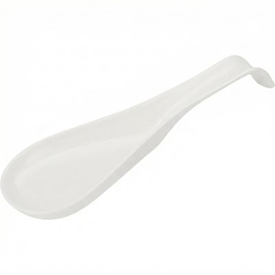 Dailygoods- Kooklepelhouder 23 cm - Wit porseleinen rek - Vaatwasmachinebestendig - Onderhoudsvriendelijk - Keuken accessoires - Stijlvolle hulp voor fornuis - Keukenaccessoire