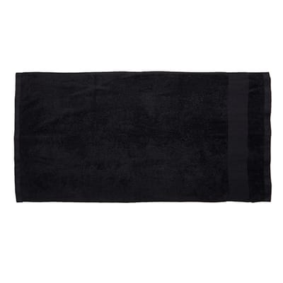 Fair Towel Gezellige biologische badhanddoek (Zwart)