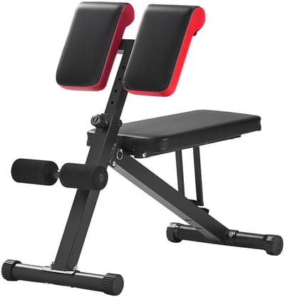 Multifunctionele Gewichtsbank, 150 Kg, Verstelbaar En Opvouwbaar, Hyperextensiestoel voor De Romeinse Stoel voor Training Van Het Hele Lichaam, Trainingsapparaat voor De Romp
