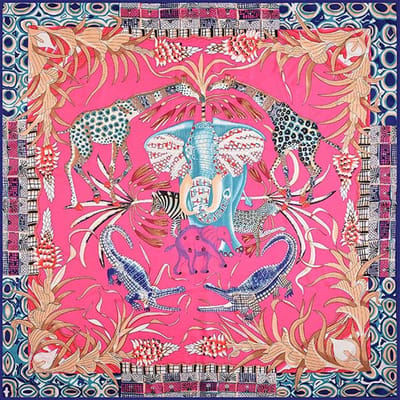 Jtvovo Runmeifa   Luxe  130*130cm Dames Zijden Sjaal Bedrukt Mode Vierkante Sjaal Bandana Hoofddoek Pareo Sjaals gray