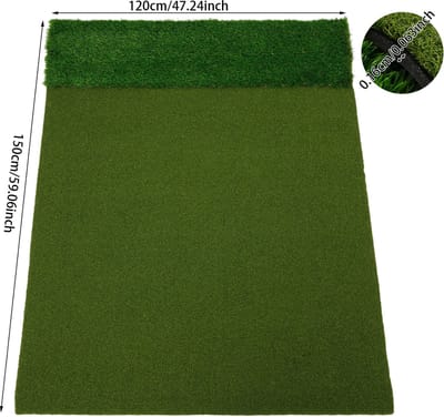 Jently golfmat - golf accessoires - met 6 Tee Posities - anti slip - trainingsmat - binnen en buiten gebruik