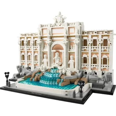 1880 pièces Modèle de Bâtiment de Fontaine Célèbre dans le Monde Puzzle à Assembler Blocs Kit Éducatif pour Adultes Anniversaire Cadeau de Noël a beige