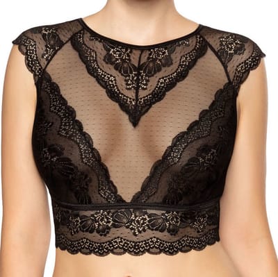 Roza- Ellba- top- zwart S