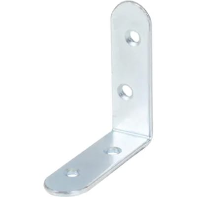 Alberts Hoekverbinder - Galvanisch Blauw Verzinkt Staal - Afgeronde Uiteinden - 50x50x14mm