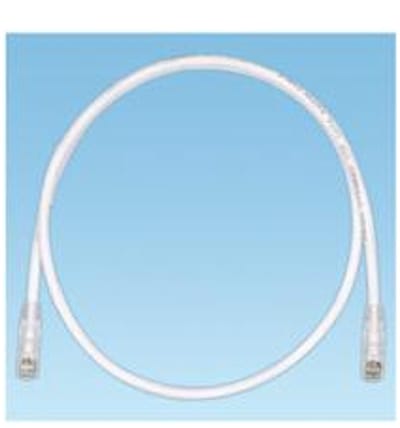 Panduit Copper Patch Cord, Category 6, Off White UTP Cable, 2 Meters netwerkkabel Wit 2 m