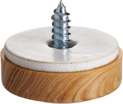Meubelglijders - Vloerbeschermers - Meubels Verplaatsen - Zelfklevend - 2.5 cm - Houtnerf