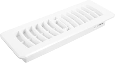 Vloerrooster Afdekking - Ventilatiekap - Centrale Ventilatie - Verstelbaar Ontwerp - 28.2 x 10.5 cm - Wit