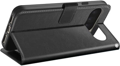 Mayaxess, Hoesje geschikt voor Google Pixel 10 Pro XL - Wallet Case met Koord, Zwart