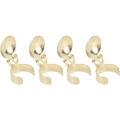 4PCS Éteignoir à Bougie Automatique Anneau Éteignoir Mèche de Bougie Bouchon Acier Inoxydable Éteignoirs à Bougie doré