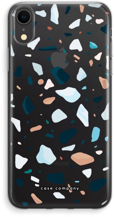 Case Company® - Hoesje geschikt voor iPhone XR hoesje - Terrazzo N°13 - Soft Cover Telefoonhoesje - Bescherming aan alle Kanten en Schermrand