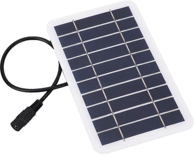 Allecto - Klein Zonnepaneel - 2W 5V DC5521 - Duurzame energieoplossing - Compact formaat - Monokristallijn zonnepaneel - Geschikt voor 3,7-5V batte...