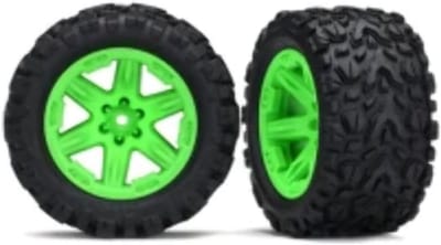 2.8 inch Achterwielen Groen voor 2WD VXL Modellen
